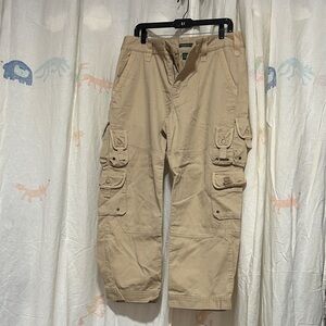 Tan Cargo Pants - Utility Style